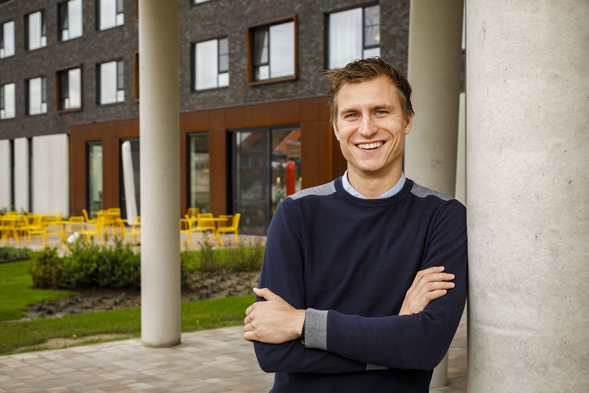 Projectleider Robbe Naudts van Vuylsteke-Eiffage