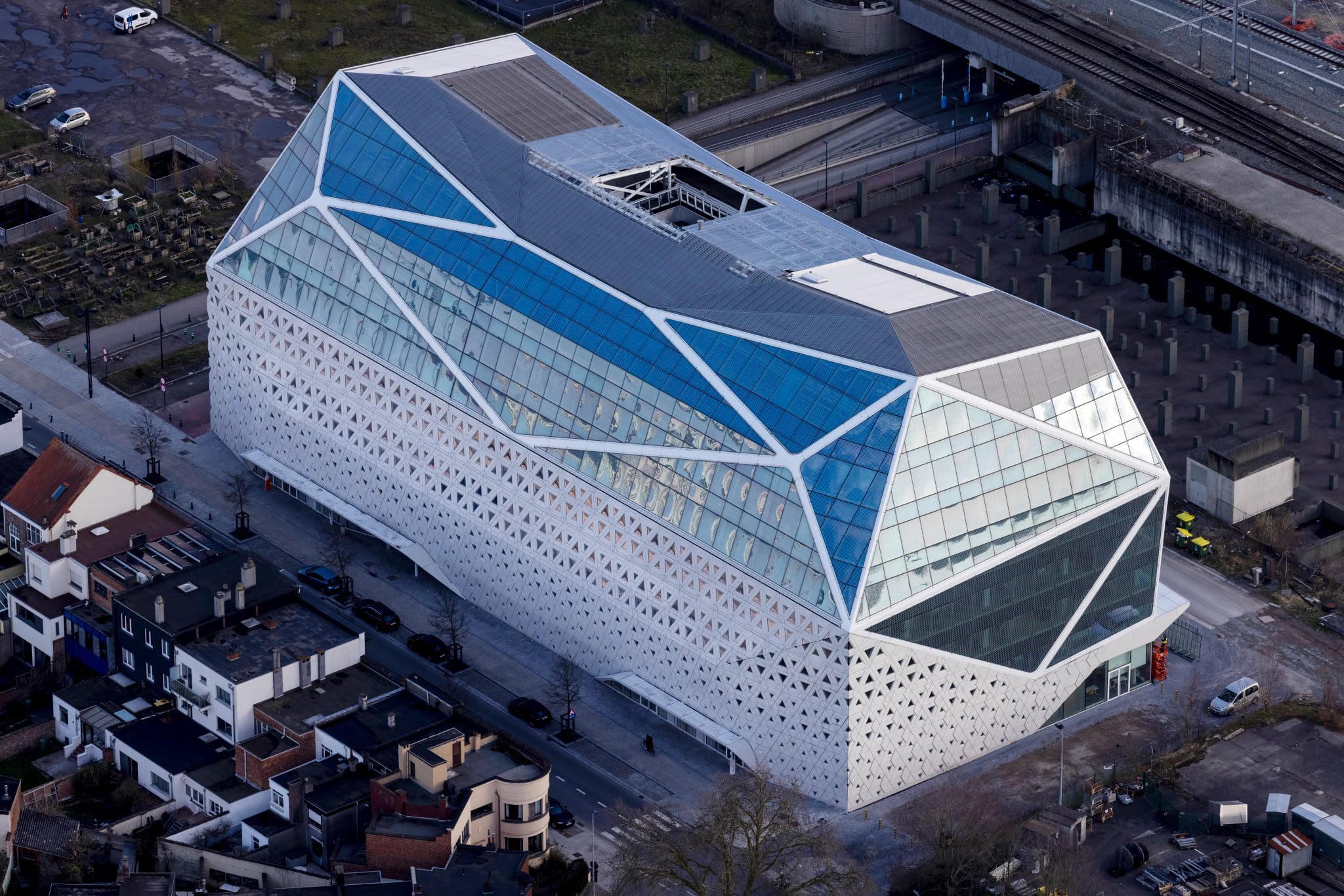 Vuylsteke Eiffage Gent Diamant luchtfoto