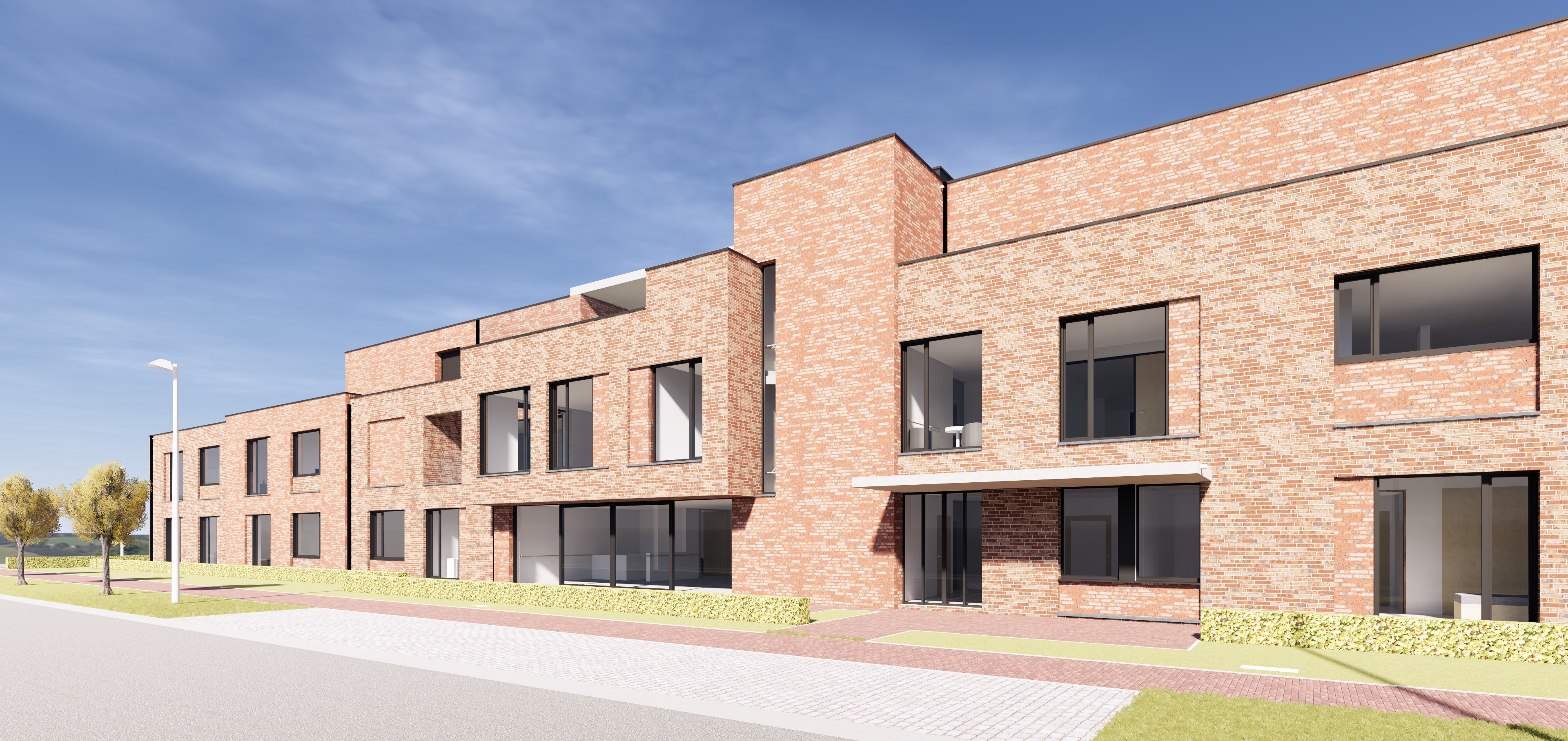 Vuylsteke Eiffage spiere render voorgevel